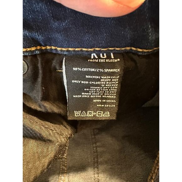 Kut From The Kloth Bermuda Denim Shorts Size 6 Style KS0407MB7 - Picture 5 of 9